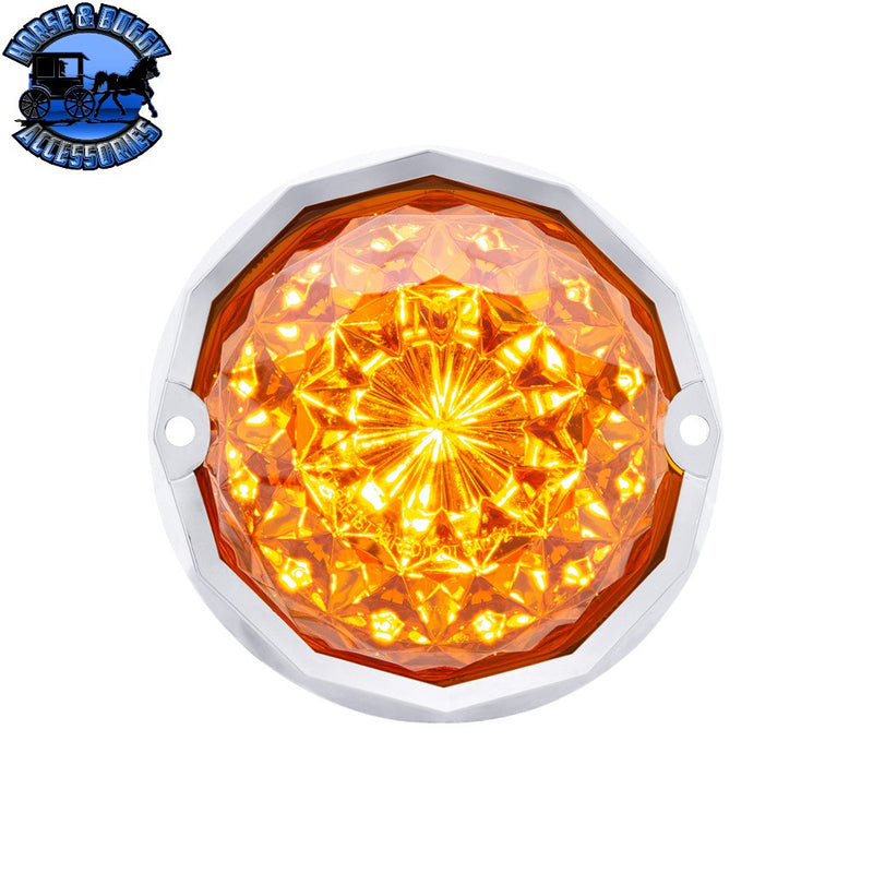 19 LED Dual Function Crystal Watermelon Light Kit With Bezel (Choose LED color) (Choose lens color) Watermelon light kit Amber LED/Amber,Red LED/Red,Amber LED/Clear,Red LED/Clear Coral