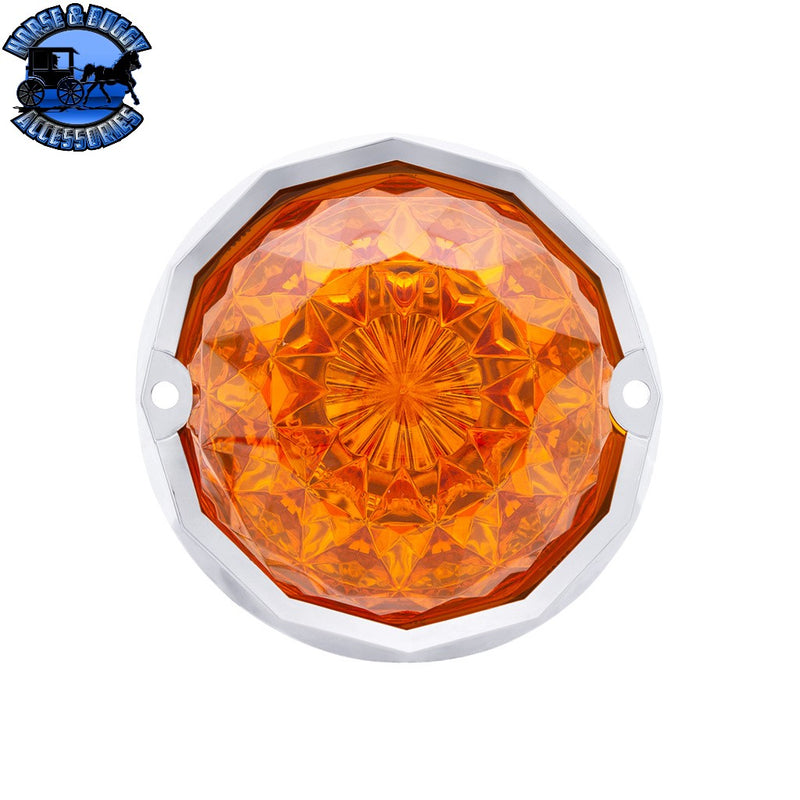 19 LED Dual Function Crystal Watermelon Light Kit With Bezel (Choose LED color) (Choose lens color) Watermelon light kit Amber LED/Amber,Red LED/Red,Amber LED/Clear,Red LED/Clear Chocolate