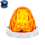 19 LED Dual Function Crystal Watermelon Light Kit With Bezel (Choose LED color) (Choose lens color) Watermelon light kit Amber LED/Amber,Red LED/Red,Amber LED/Clear,Red LED/Clear Gold