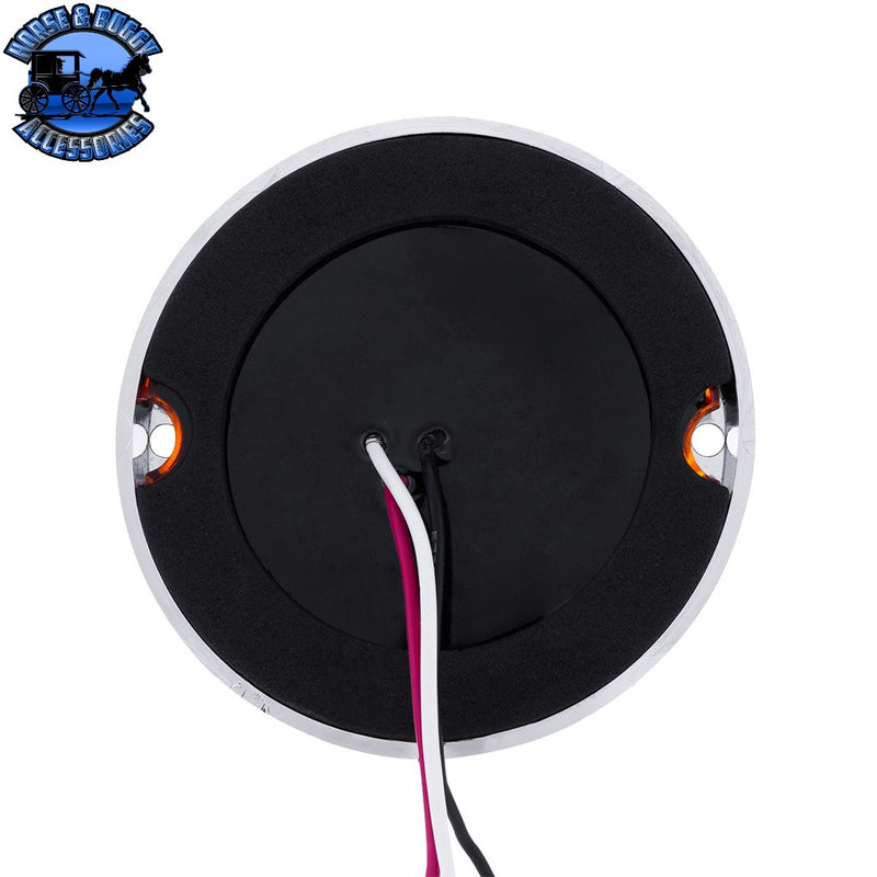 19 LED Dual Function Crystal Watermelon Light Kit With Bezel (Choose LED color) (Choose lens color) Watermelon light kit Amber LED/Amber,Red LED/Red,Amber LED/Clear,Red LED/Clear Black