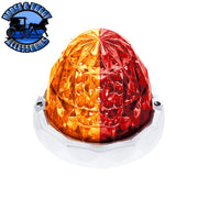 Double Fury 19 LED Dual Function Crystal Watermelon Light Kit With Bezel (Choose LED colors) Watermelon light kit Amber & Red Antique White