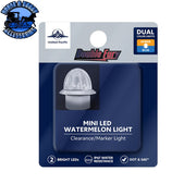 Double Fury 4 LED Dual Function Mini Watermelon Light (Choose Color) Mini Watermelon Light Amber & Blue,Amber & Green,Amber & Red,Amber & White,Red & Blue,Red & Green,Red & White Midnight Blue