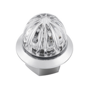 Double Fury 4 LED Dual Function 1-1/8" Watermelon Clearance/Marker Light-Amber & Purple LED/ Clear Lens
