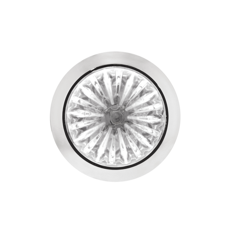 Double Fury 4 LED Dual Function 1-1/8" Watermelon Clearance/Marker Light-Amber & Purple LED/ Clear Lens