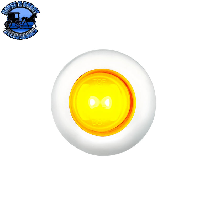 GloLight 2 LED 3/4" Mini Light With Stainless Steel Trim (Choose Color)