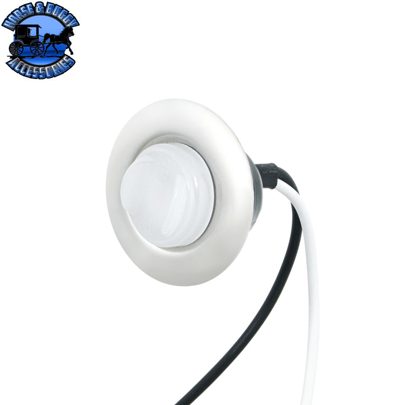 GloLight 2 LED 3/4" Mini Light With Stainless Steel Trim (Choose Color)