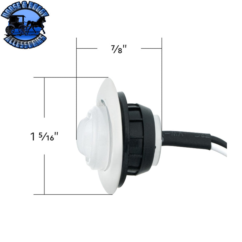 GloLight 2 LED 3/4" Mini Light With Stainless Steel Trim (Choose Color)