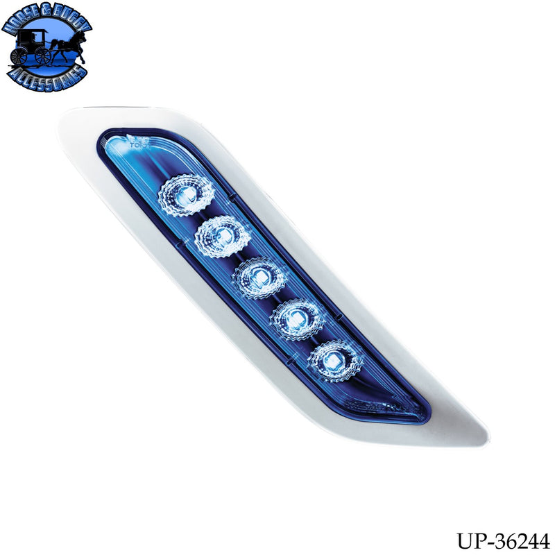 Double Fury 5 LED Door Turn Signal Light For 2012-2021 Peterbilt 579 (Choose Side) (Choose LED Color)