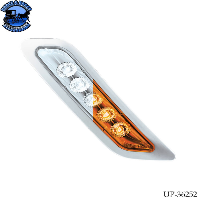 Double Fury 5 LED Door Turn Signal Light For 2012-2021 Peterbilt 579 (Choose Side) (Choose LED Color)