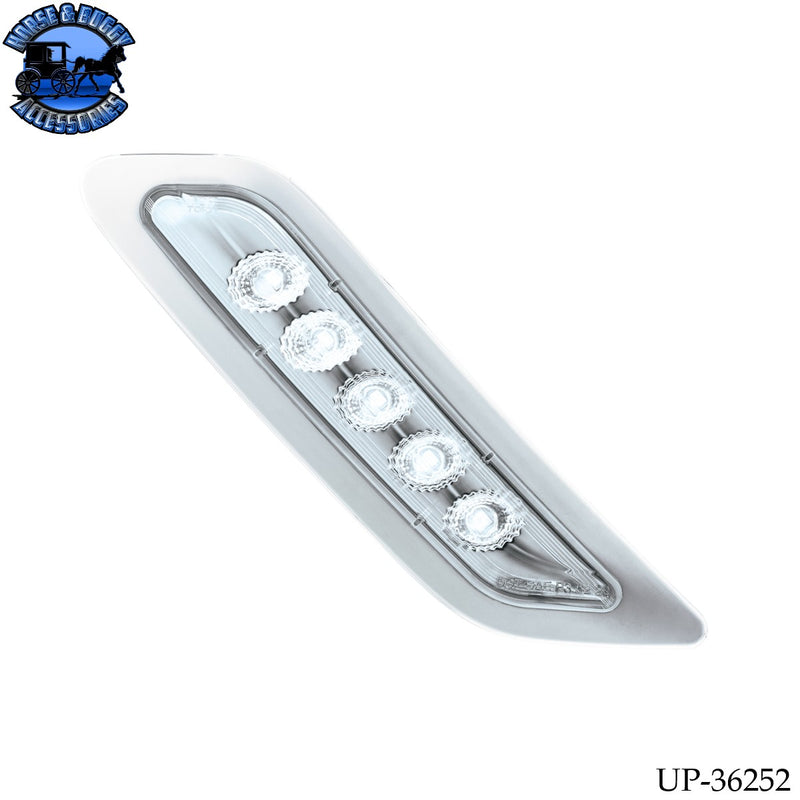 Double Fury 5 LED Door Turn Signal Light For 2012-2021 Peterbilt 579 (Choose Side) (Choose LED Color)