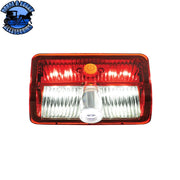 9 LED Interior Door Light With American Flag Courtesy Projector Light For 2006+ Kenworth & Peterbilt Trucks Interior Door Light Dark Slate Gray