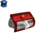 9 LED Interior Door Light With American Flag Courtesy Projector Light For 2006+ Kenworth & Peterbilt Trucks Interior Door Light Dark Slate Gray