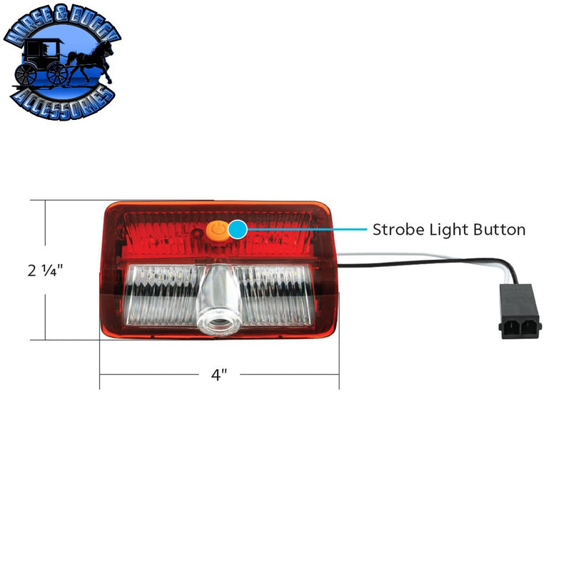 9 LED Interior Door Light With American Flag Courtesy Projector Light For 2006+ Kenworth & Peterbilt Trucks Interior Door Light Dark Slate Gray