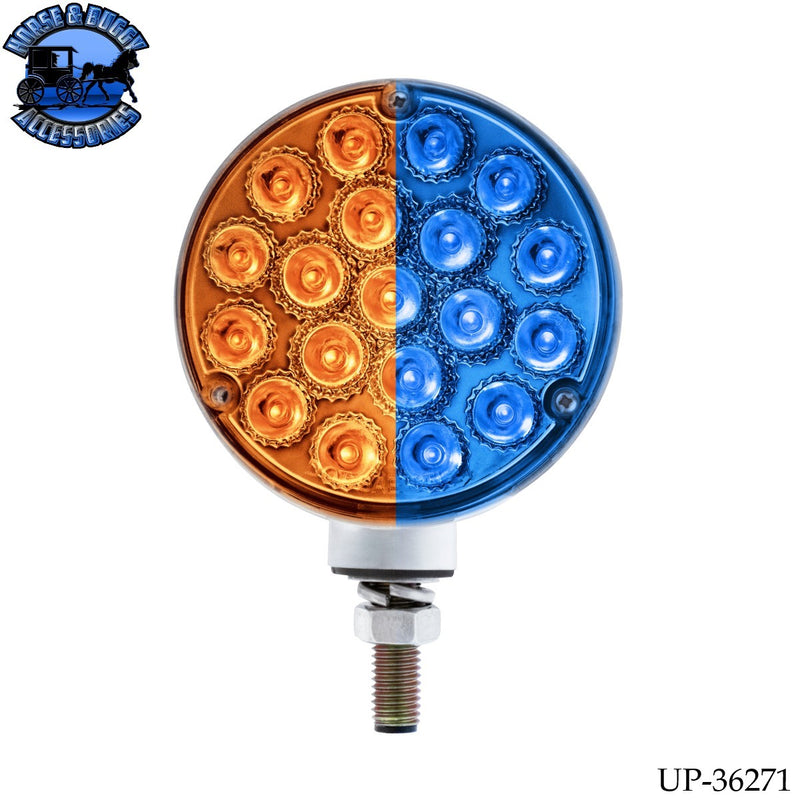 Double Fury 38 LED Reflector Double Face Turn Signal Light (Choose LED Color)