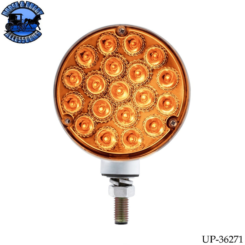 Double Fury 38 LED Reflector Double Face Turn Signal Light (Choose LED Color)