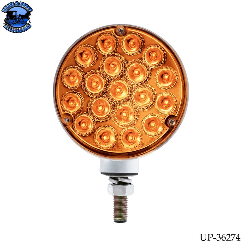 Double Fury 38 LED Reflector Double Face Turn Signal Light (Choose LED Color)