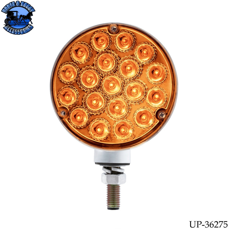 Double Fury 38 LED Reflector Double Face Turn Signal Light (Choose LED Color)