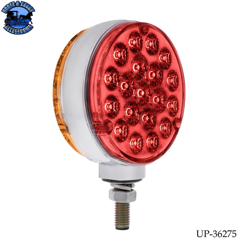 Double Fury 38 LED Reflector Double Face Turn Signal Light (Choose LED Color)