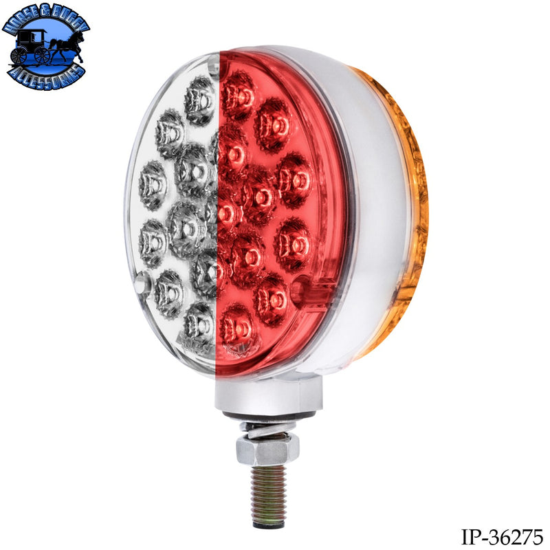 Double Fury 38 LED Reflector Double Face Turn Signal Light (Choose LED Color)