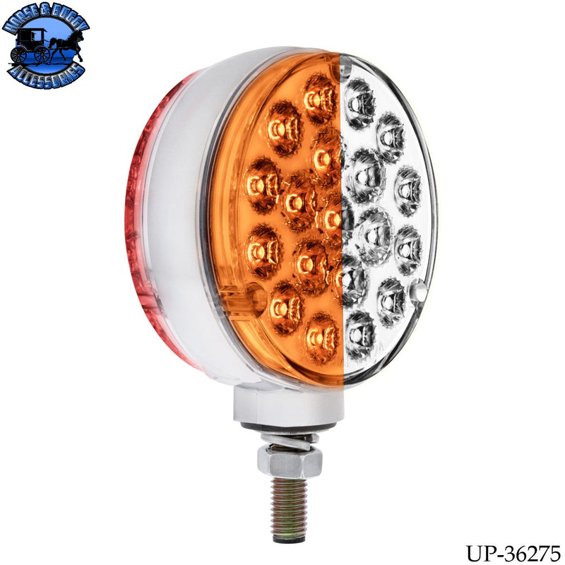 Double Fury 38 LED Reflector Double Face Turn Signal Light (Choose LED Color)
