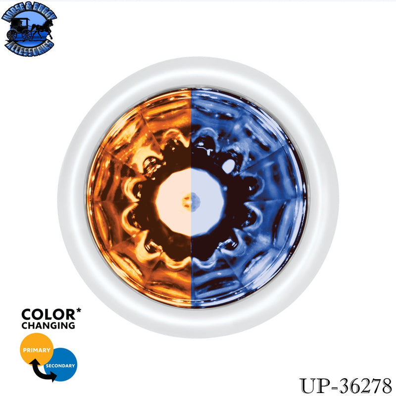 Double Fury UltraBurst 9 LED Dual Function 1-1/2" Watermelon Clearance/Marker Light