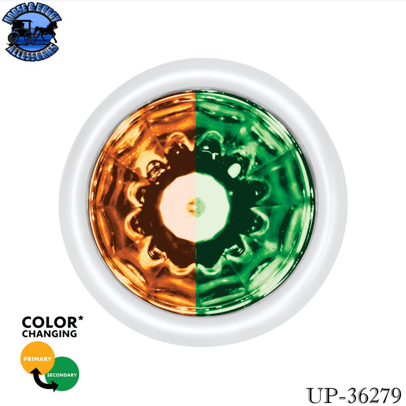 Double Fury UltraBurst 9 LED Dual Function 1-1/2" Watermelon Clearance/Marker Light