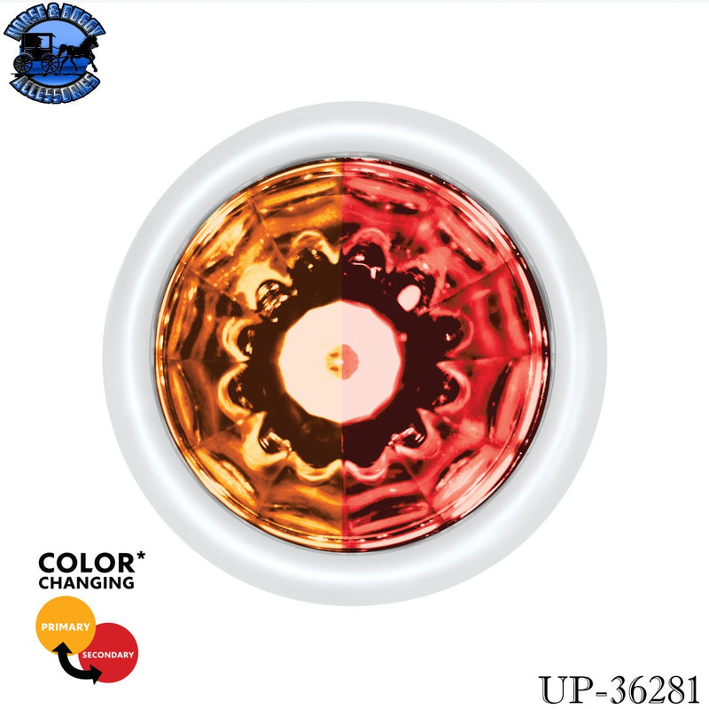 Double Fury UltraBurst 9 LED Dual Function 1-1/2" Watermelon Clearance/Marker Light