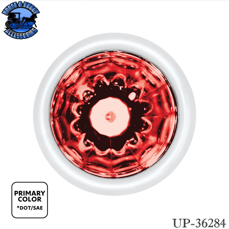 Double Fury UltraBurst 9 LED Dual Function 1-1/2" Watermelon Clearance/Marker Light