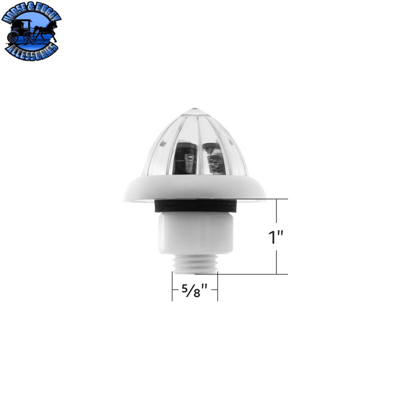 Double Fury UltraBurst 9 LED Dual Function 1-1/2" Watermelon Clearance/Marker Light