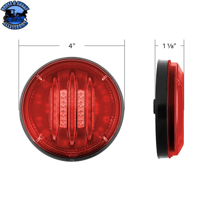 Saber 29 LED 4" Round Stop, Turn & Tail Light (CHOOSE LENS)