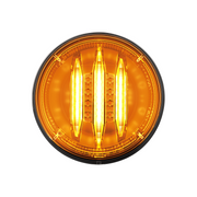 Saber 29 LED 4" Round Turn Signal Light-Amber LED/Amber Lens
