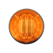Saber 29 LED 4" Round Turn Signal Light-Amber LED/Amber Lens