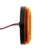 Saber 29 LED 4" Round Turn Signal Light-Amber LED/Amber Lens