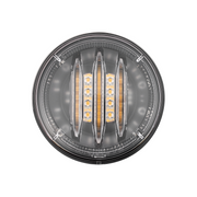 Saber 29 LED 4" Round Turn Signal Light-Amber LED/Clear Lens