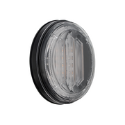 Saber 29 LED 4" Round Turn Signal Light-Amber LED/Clear Lens