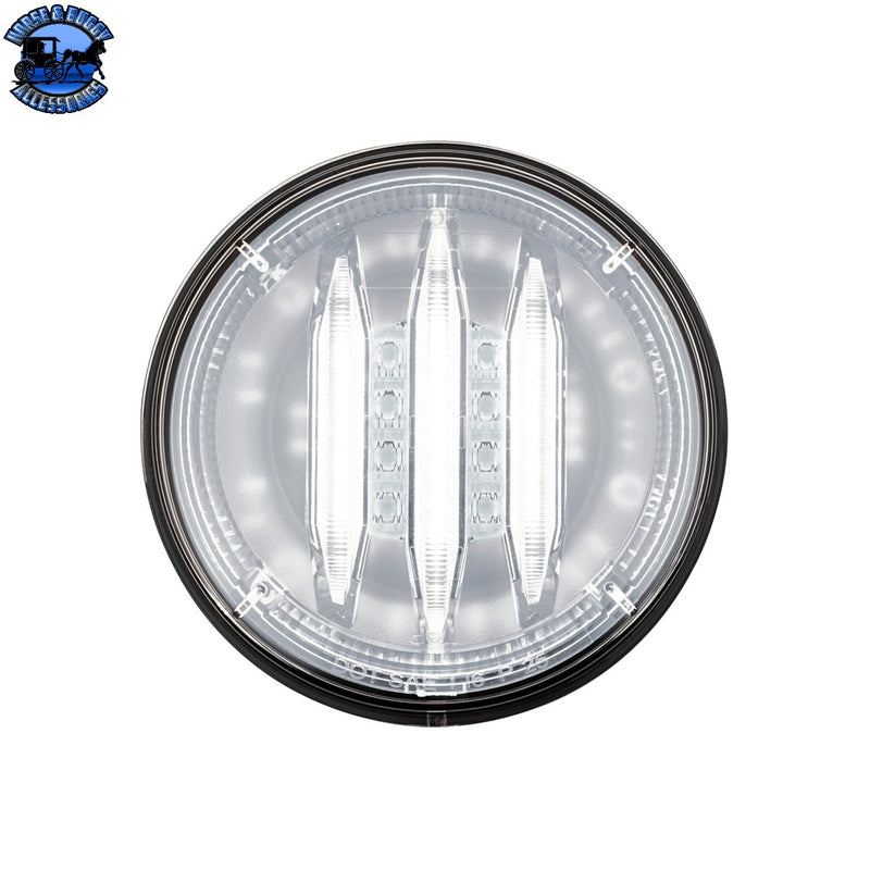 UP-36291 Saber 39 LED 4" Round Back-Up Light-White LED/Clear Lens