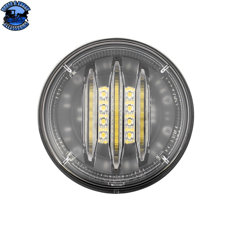 UP-36291 Saber 39 LED 4" Round Back-Up Light-White LED/Clear Lens
