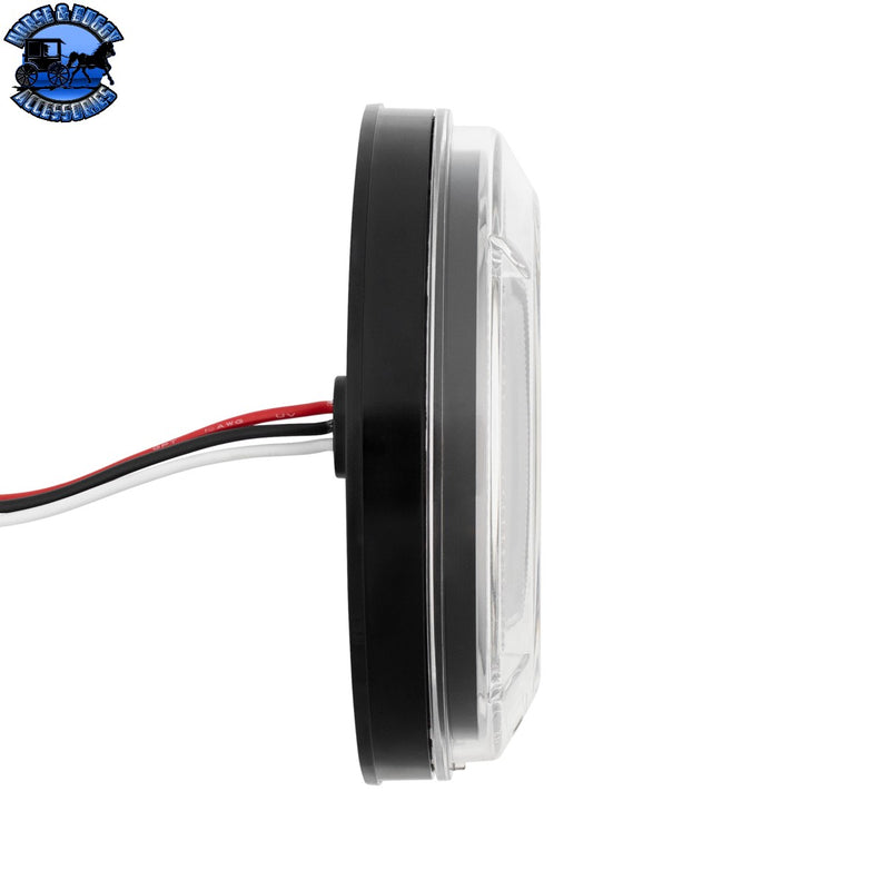 UP-36291 Saber 39 LED 4" Round Back-Up Light-White LED/Clear Lens