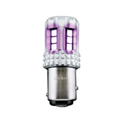 360-Degree Double Fury High Power 18 LED 1157 Bulb-Amber & Purple LED