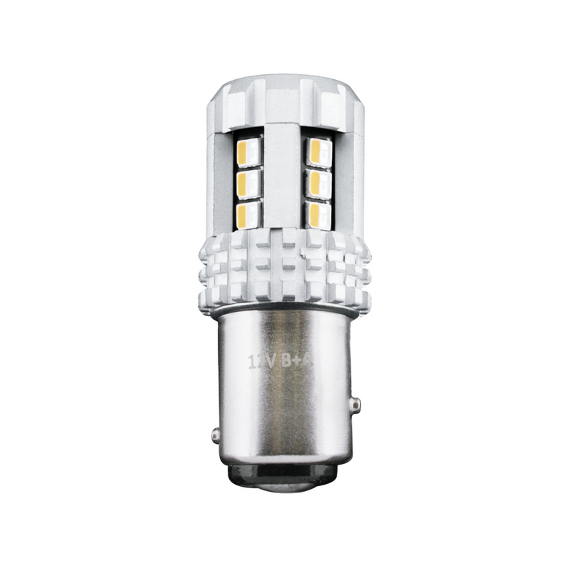 360-Degree Double Fury High Power 18 LED 1157 Bulb-Amber & Purple LED