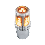 360-Degree Double Fury High Power 18 LED 1157 Bulb-Amber & Purple LED