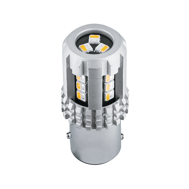 360-Degree Double Fury High Power 18 LED 1157 Bulb-Amber & Purple LED