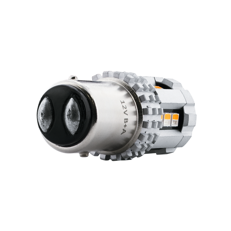360-Degree Double Fury High Power 18 LED 1157 Bulb-Red & Purple LED