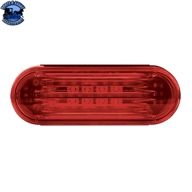 Saber 32 LED 6" Oval Stop Turn & Tail Light (CHOOSE LENS)