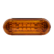 Saber 32 LED 6" Oval Turn Signal Light-Amber LED/Amber Lens