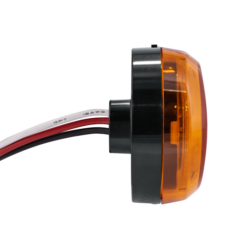 Saber 32 LED 6" Oval Turn Signal Light-Amber LED/Amber Lens