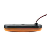 Saber 32 LED 6" Oval Turn Signal Light-Amber LED/Amber Lens