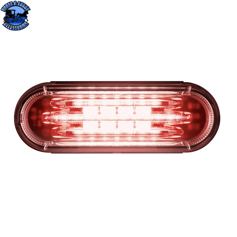 Saber 32 LED 6" Oval Stop Turn & Tail Light (CHOOSE LENS)