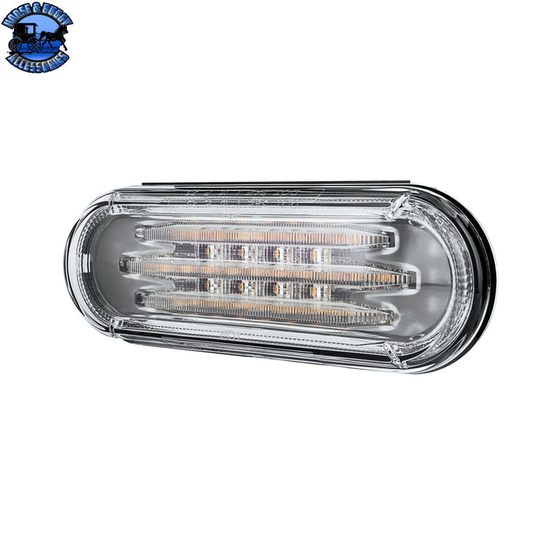 Saber 32 LED 6" Oval Stop Turn & Tail Light (CHOOSE LENS)