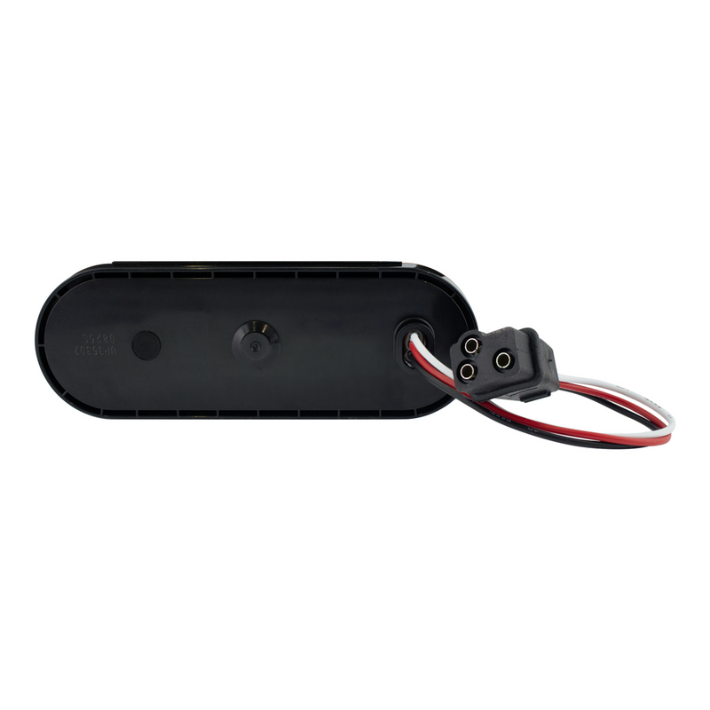 Saber 32 LED 6" Oval Turn Signal Light-Amber LED/Clear Lens